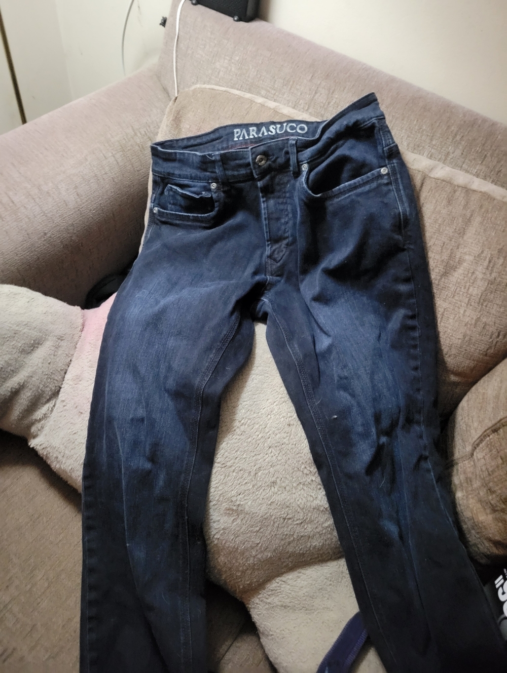 Parasuco Men's Navy Slim Denim Jeans